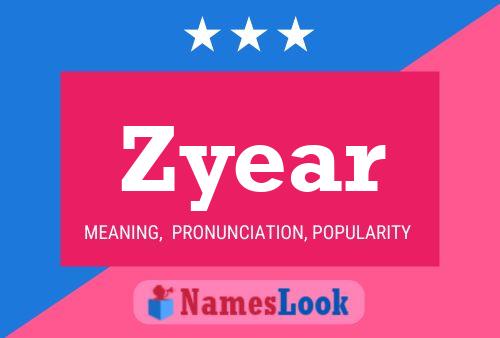 Zyear Name Poster