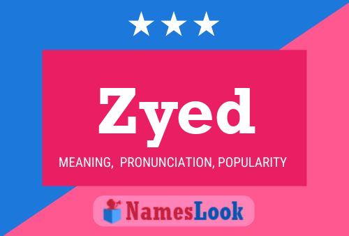 Zyed Name Poster