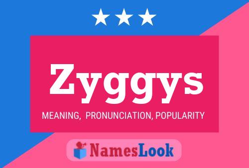 Zyggys Name Poster