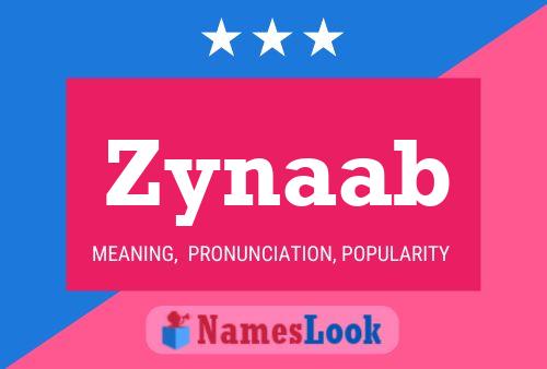 Zynaab Name Poster