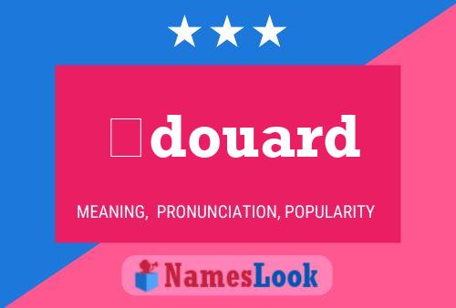 édouard Name Poster